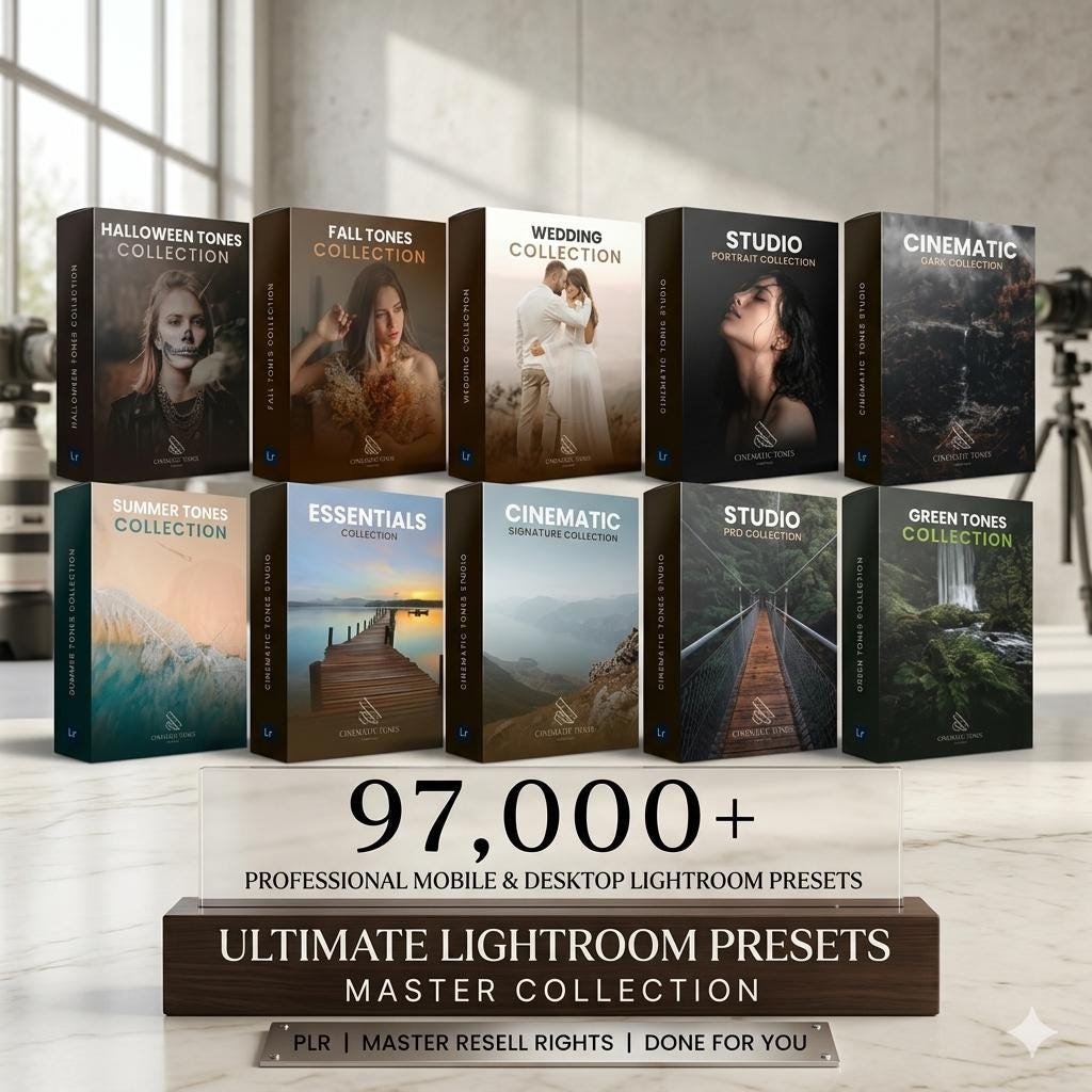 Ultimate Lightroom Presets Mega Bundle for Desktop and Mobile