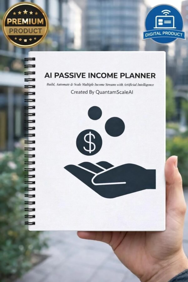AI Passive Income Planner | Automate Your Income with this Digital Planner